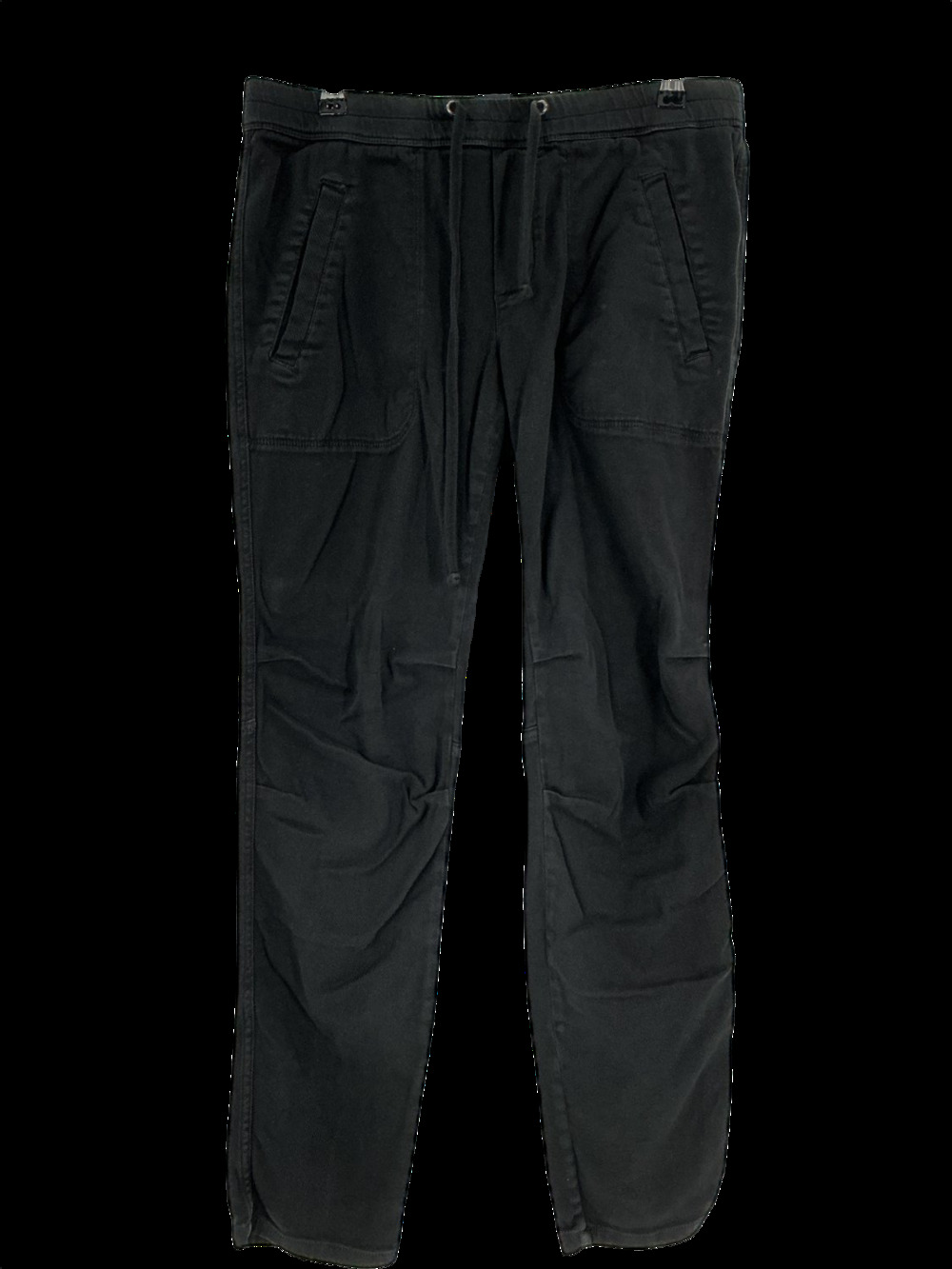 James Perse Relaxed Black Soft Drape Pants Size 2